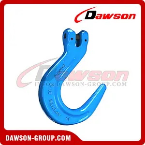 DS1082 G100 Forged Alloy Steel Clevis Foundry Hook, Large Opening Hook