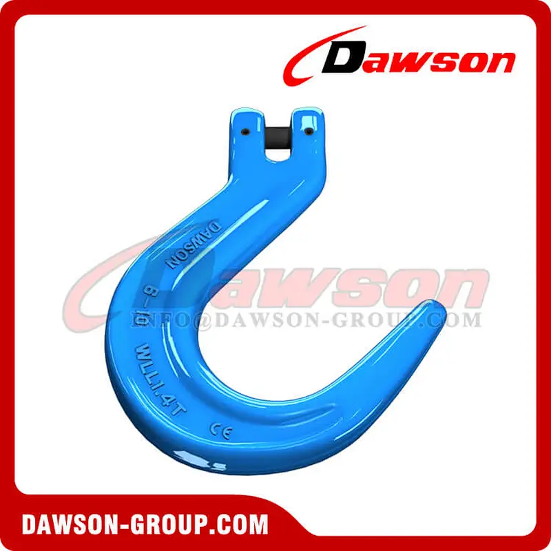 DS1082 G100 Forged Alloy Steel Clevis Foundry Hook, Large Opening Hook