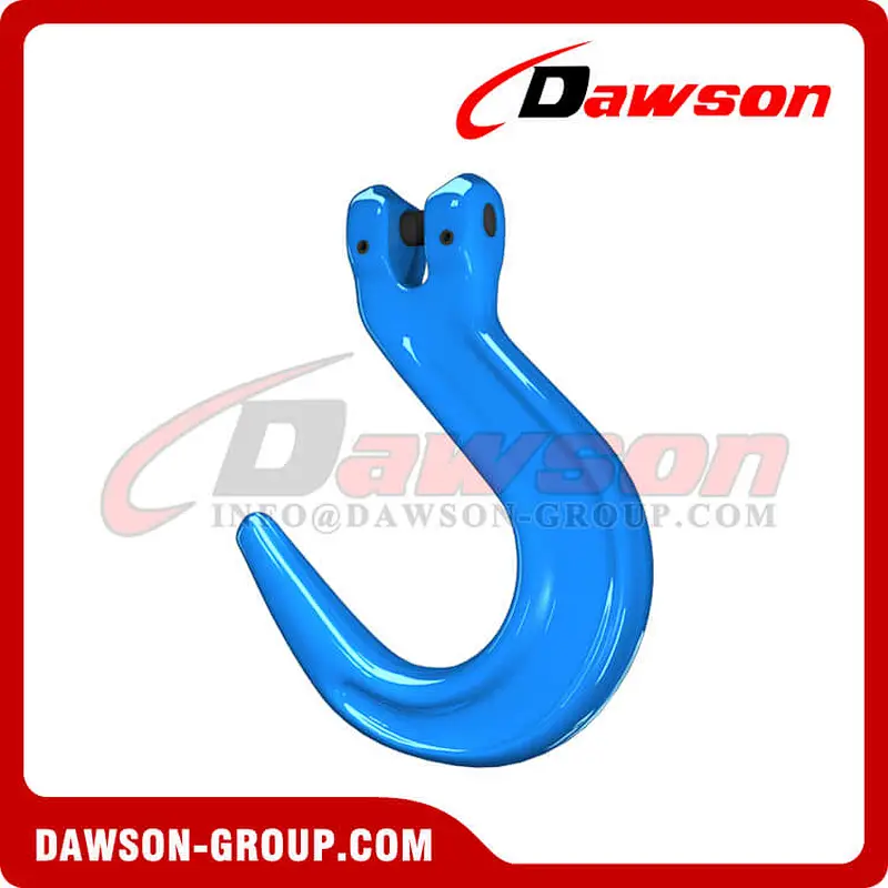 DS1082 G100 Forged Alloy Steel Clevis Foundry Hook, Large Opening Hook
