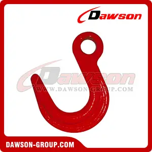 DS116 G80 Forged Alloy Steel Eye Foundry Hook With Flat on Eye