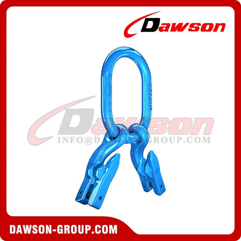 DS1067 G100 Forged Master Link + G100 Eye Grab Hook with Clevis Attachment for Adjust Chain Length × 2