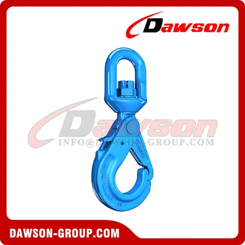 DS1007 G100 European Type Swivel Self-Locking Hook for Crane Lifting Chain Slings