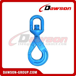 DS1007 G100 European Type Swivel Self-Locking Hook for Crane Lifting Chain Slings