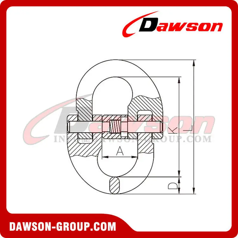 DS264 G80 Forged Super Alloy Steel Connecting Link