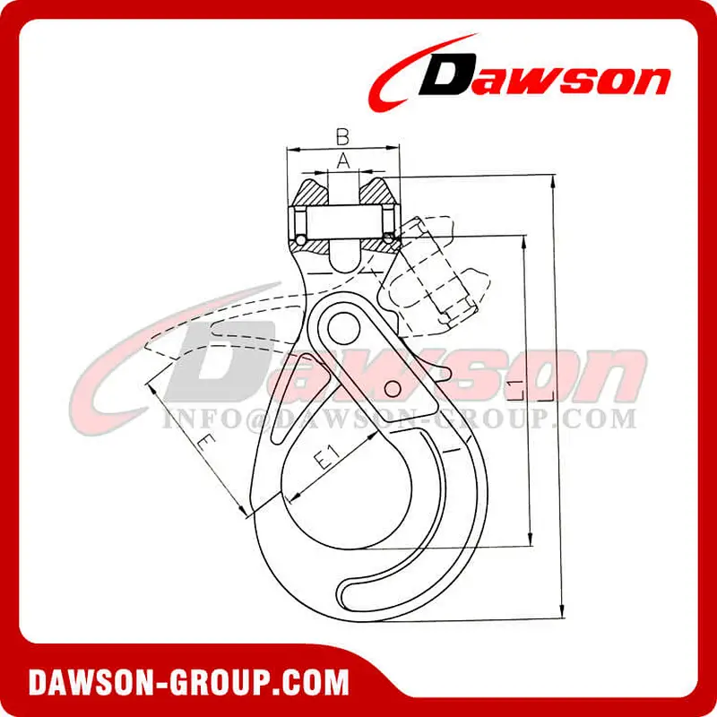 DS489 G80 Special Clevis Self-lock Hook