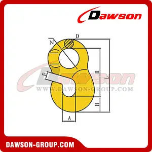 DS119 G80 Forged Alloy Steel G Hook for Marine