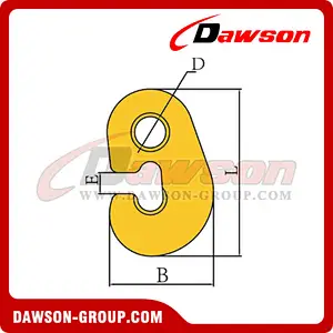 DS066 G80 Alloy Forged Steel Fishing G Hook