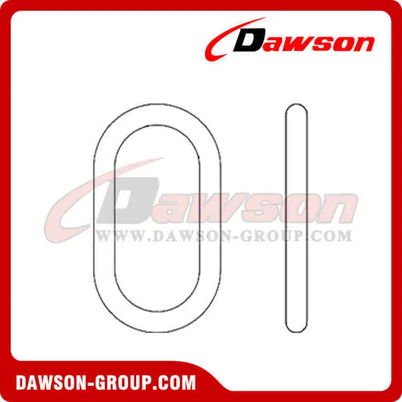 Grade 80 Alloy Lashing Chain / G80 Welded Long Link Chain for Cargo Lashing