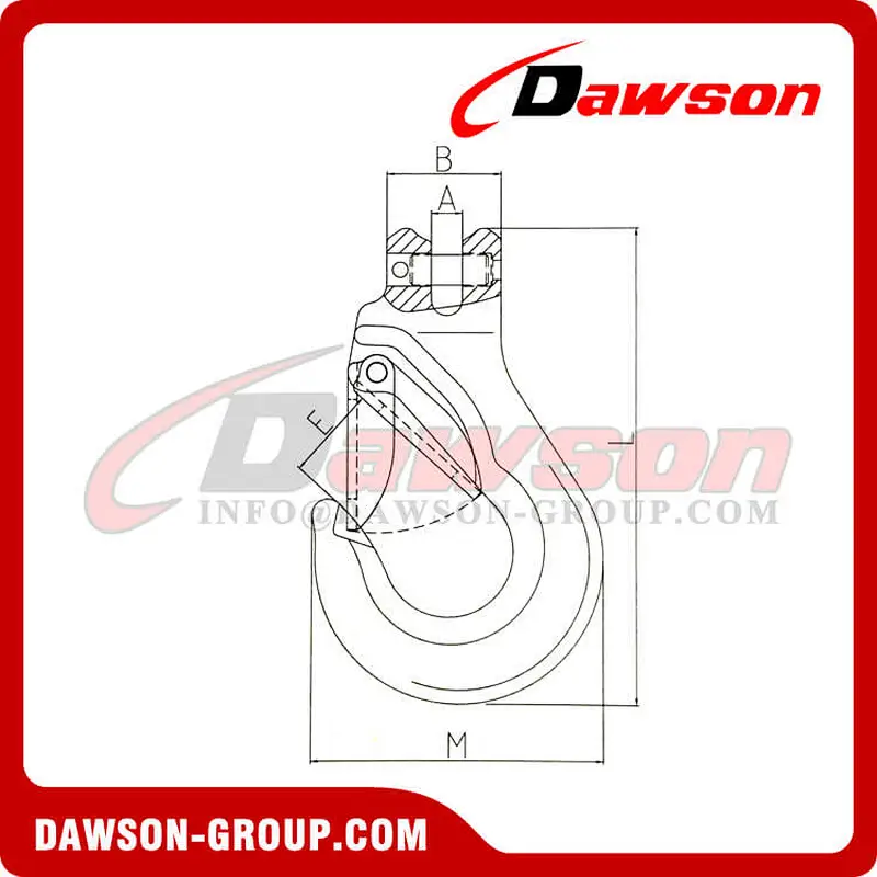 DS312 G80 / Grade 80 Horns Loading Hook