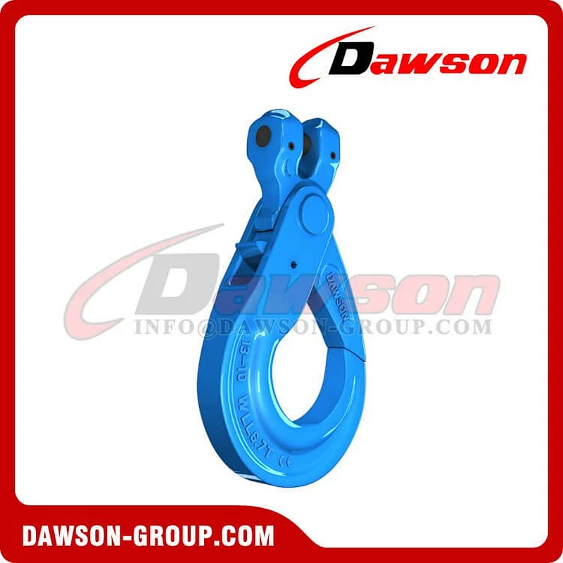 DS1006 G100 European Type Forged Clevis Self-Locking Hook for Lifting Chain Slings