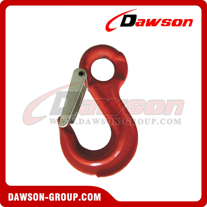 DS013 G80 Eye Sling Hook with Cast Latch for Chain Slings