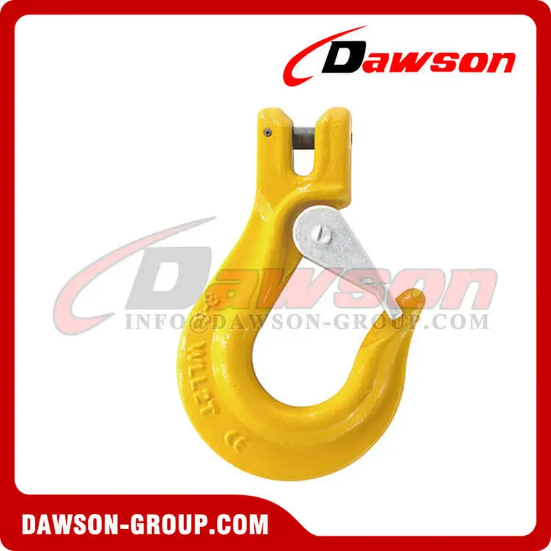 DS014 G80 Clevis Sling Hook with Latch for G80 Lifting Chains