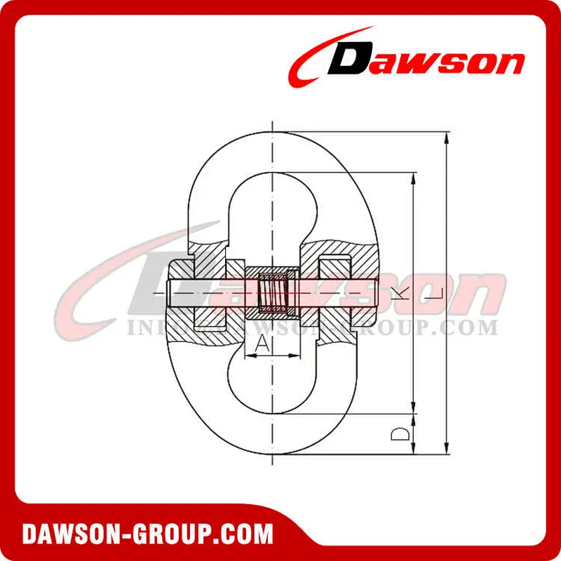 DS293 WLL 15T G80 / Grade 80 Connecting Link