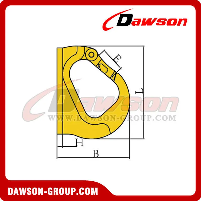 DS258 G80 Weld On Hook / Lifting Point