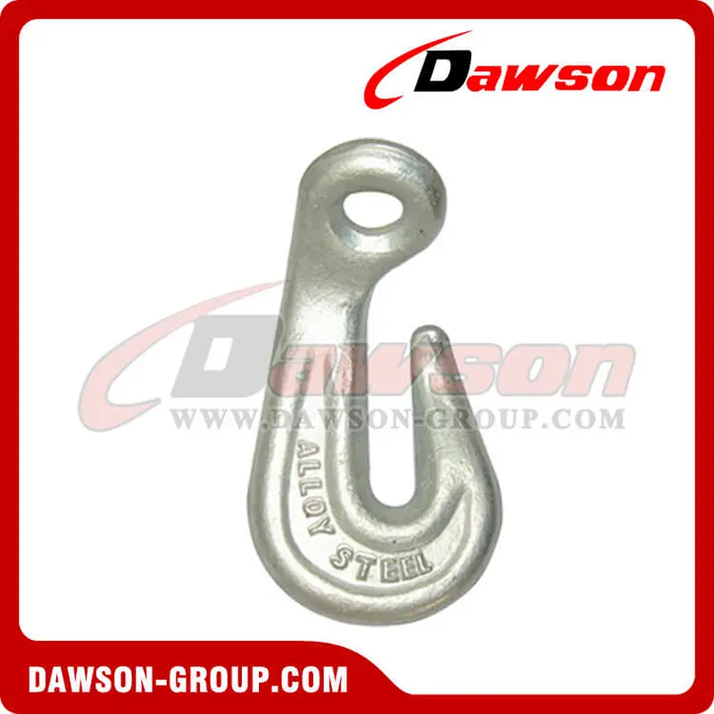 DS063 G80 Forged Alloy Steel Eye Bend Hook for Lashing and Pulling