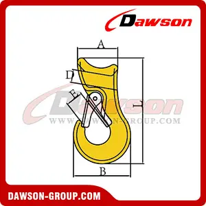 DS072 G80 Sliding Eye Choker Hook for Lifting Chain Slings