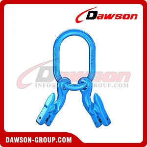 DS1067 G100 Forged Master Link + G100 Eye Grab Hook with Clevis Attachment for Adjust Chain Length × 2