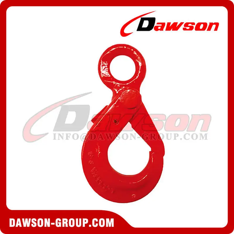 DS008 G80 U.S. Type Eye Self-locking Hook for Crane Lifting Chain Slings