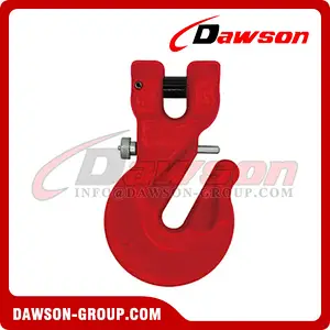 DS712 G80 Special Type Clevis Hook with Safety Pin for Adjust Chain Length