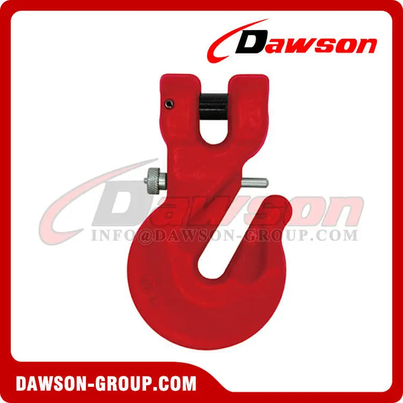 DS712 G80 Special Type Clevis Hook with Safety Pin for Adjust Chain Length