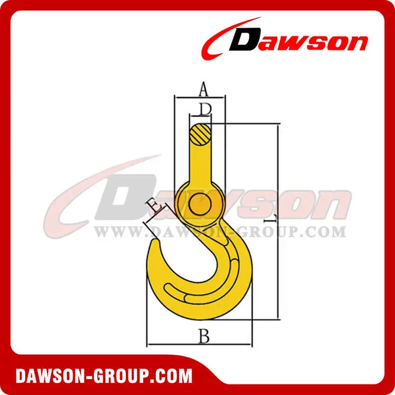 DS111 G80 / Grade 80 Forged Steel Tractor Hook for Pulling