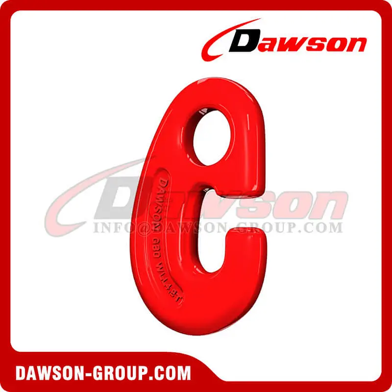 DS023 G80 Alloy Steel Forged G Hook for Fishing and Overseas Rigging