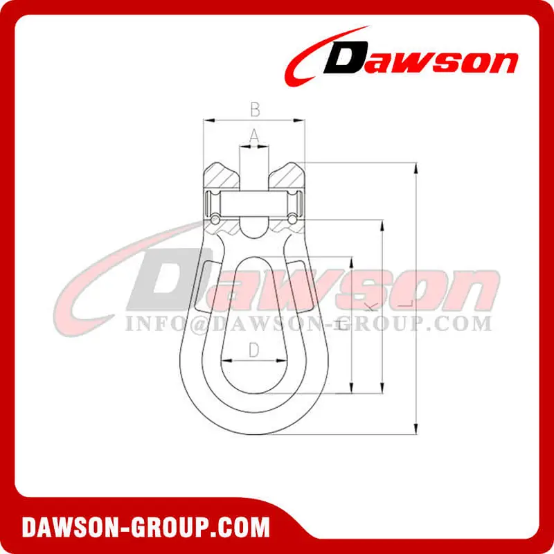 DS003 G80 Clevis Omega Link for G80 Chains
