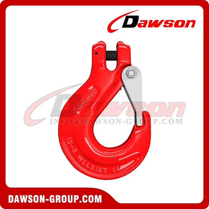 DS333 G80 Clevis Sling Hook with Cast Latch for Lifting Chain Slings