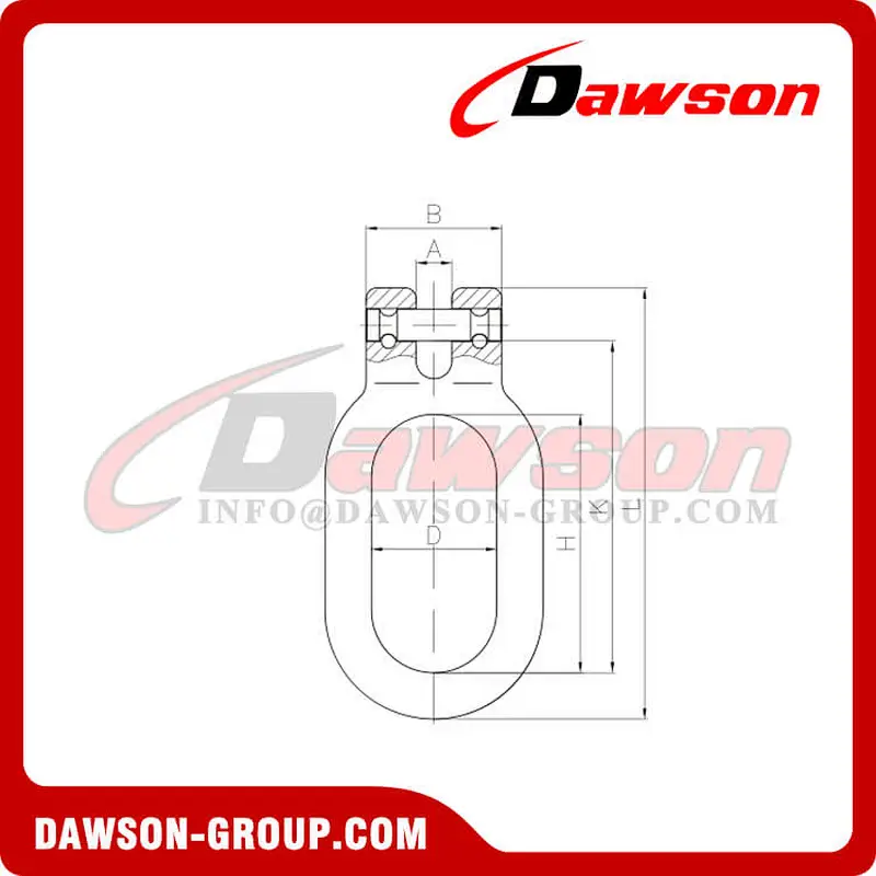 DS388 G80 Forged Super Alloy Steel Omega Link for G80 Chains