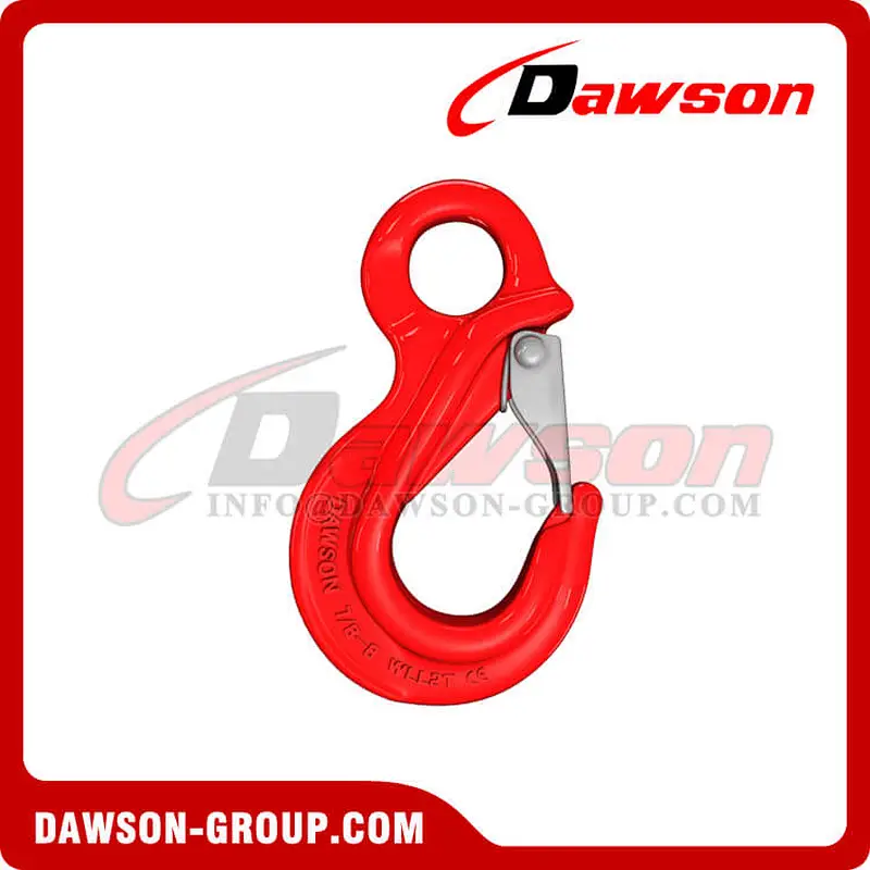 DS847 G80 Eye Sling Hook with Latch for Wire Rope Lifting Slings