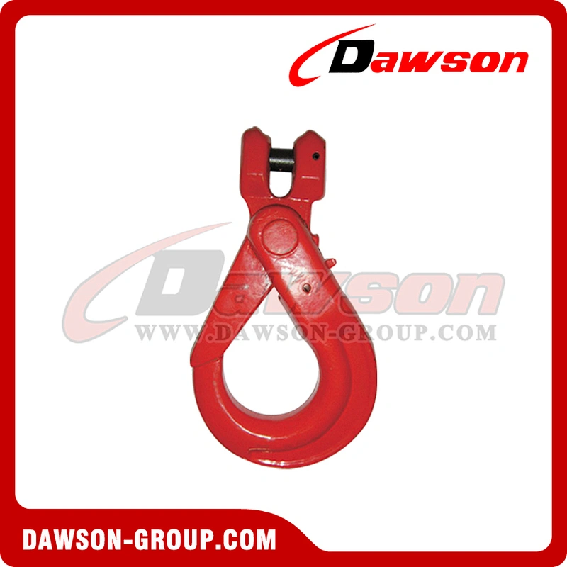 DS082 G80 European Type Clevis Self-locking Hook for Lifting Chain Slings