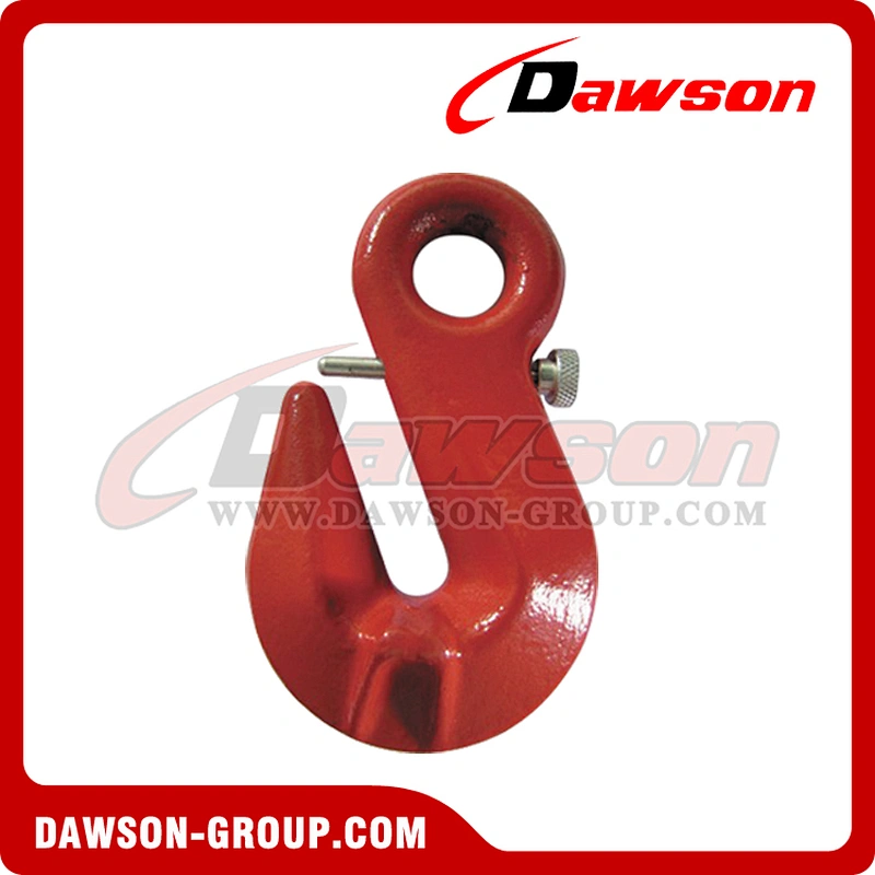 DS317 G80 Eye Shortening Cradle Grab Hook with Safety Pin for Lashing Chain