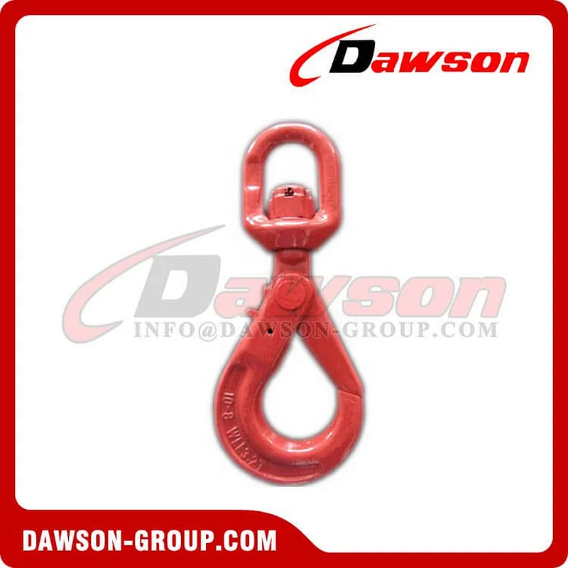 DS755 G80 Improved Swivel Selflock Hook for Lifting Chain Slings