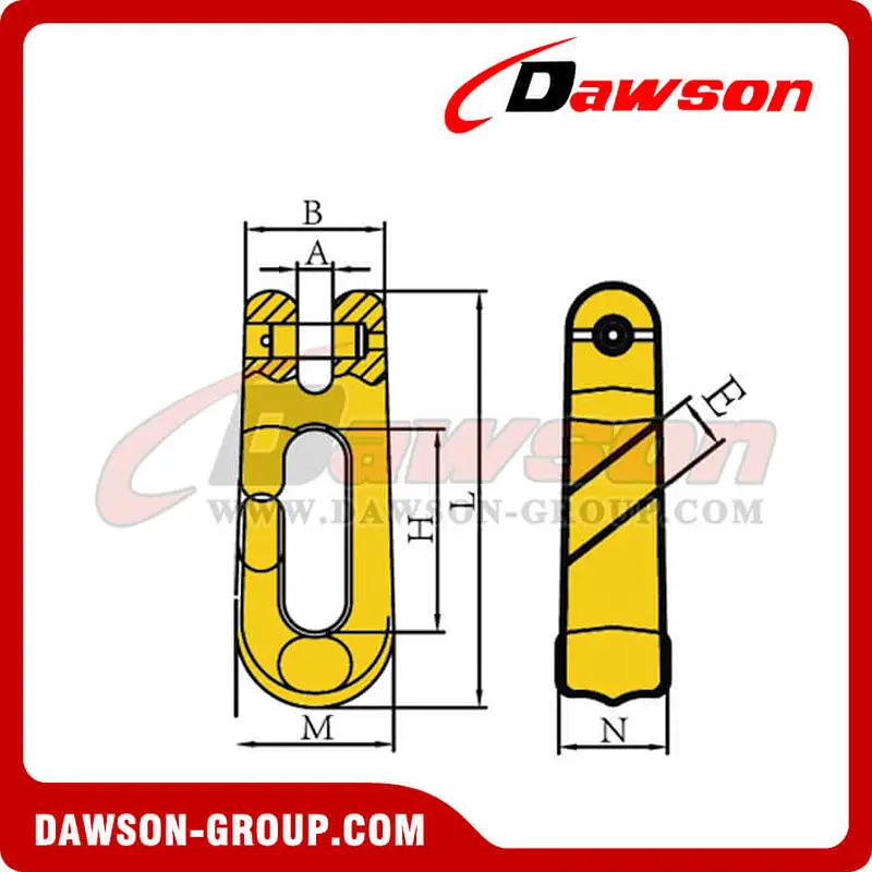 DS389 G80 Forged Alloy Steel Clevis Choker Hook