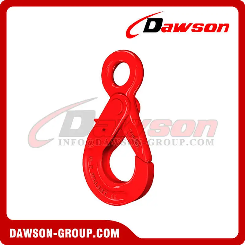 DS081 G80 European Type Eye Selflock Hook for Crane Lifting Chain Slings