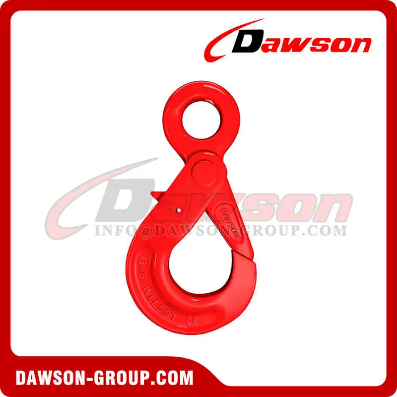 DS081 G80 European Type Eye Selflock Hook for Crane Lifting Chain Slings