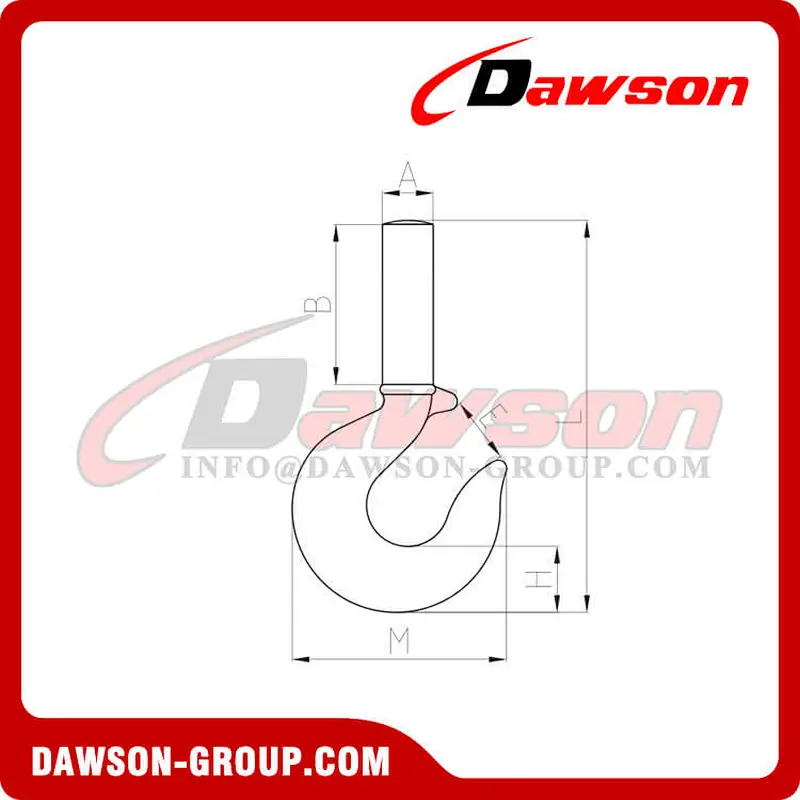 DS385 G80 / Grade 80 Shank Hook & Block Hook