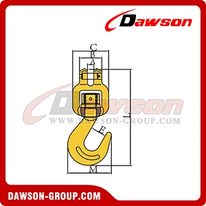 DS616 G80 Clevis Swivel Hook for Chain Slings