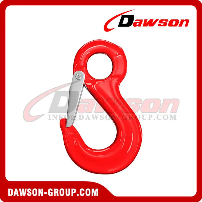 DS013 G80 Eye Sling Hook with Cast Latch for Chain Slings