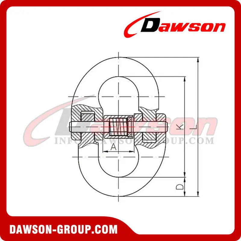 DS267 G80 Connecting Link, Forged Super Alloy Steel Chain Connector