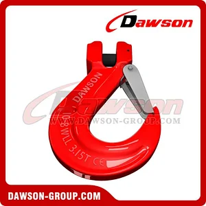 DS012 G80 Clevis Sling Hook with Cast Latch for Crane Lifting Chain Slings