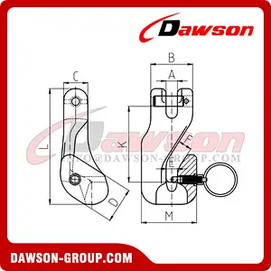 DS871 G80 Clevis Angle Regulator Hook