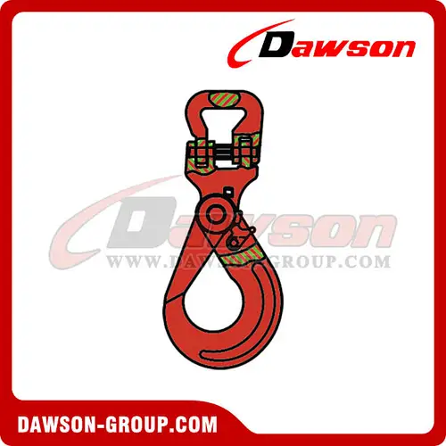 DS110 G80 Selflock Hook for Web Sling With Half Link
