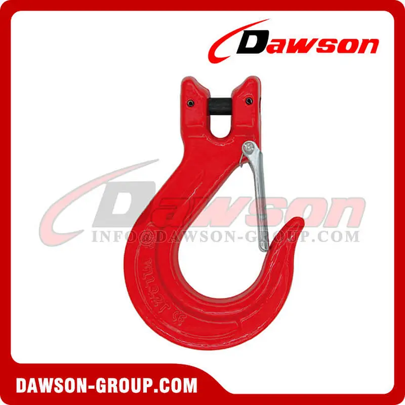 DS069 G80 Clevis Sling Hook with Latch for Lifting Chains