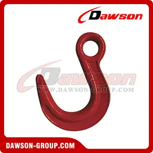 DS220 G80 Alloy Eye Hook, Large Throat Opening Hooks for General Hoist