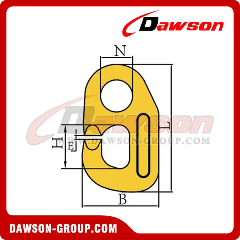 DS087 G80 Alloy Steel Forged DV Hook for Fishing and Overseas Rigging