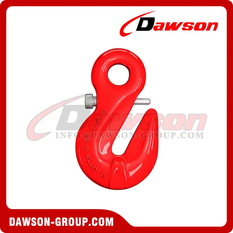 DS317 G80 Eye Shortening Cradle Grab Hook with Safety Pin for Lashing Chain