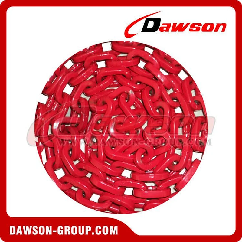 Grade 80 D-Shape Forestry Chain, G80 Welded Forestry Link Chain, Grade 80 Square Link Chain