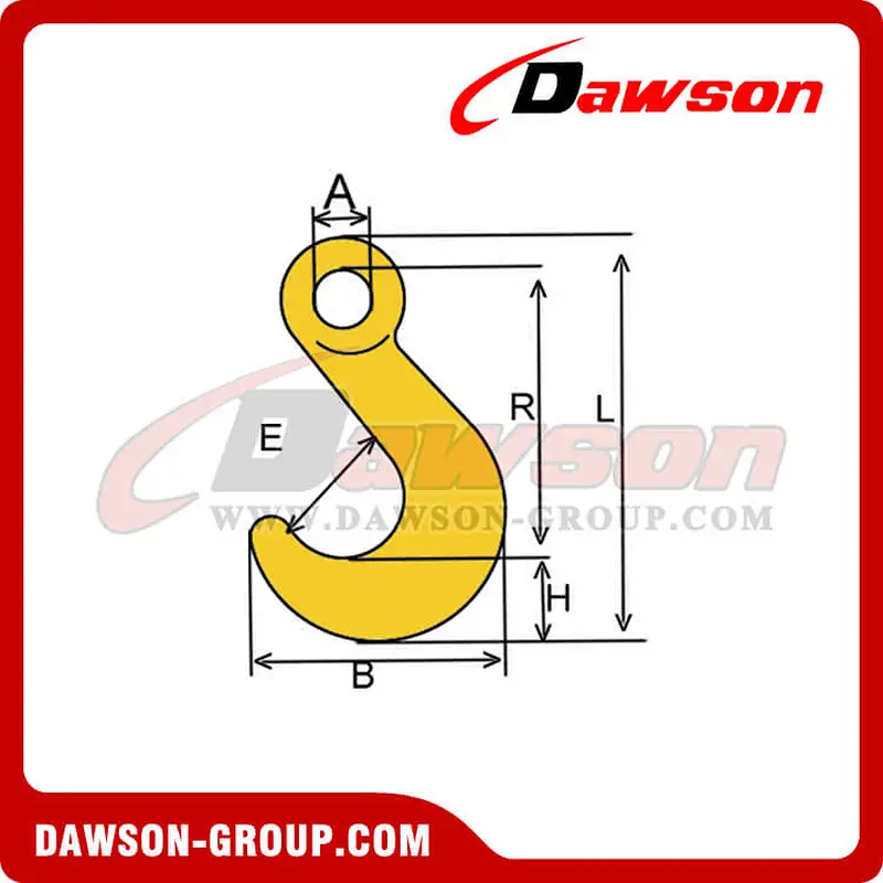 DS278 G80 Alloy Hook, Lashing Components