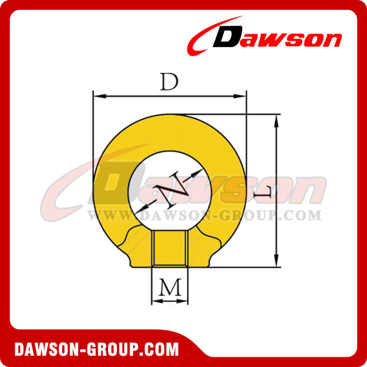 DS055 G80 Eye Nut Rigging for Lifting - Dawson Group Ltd. - China Manufacturer, Factory
